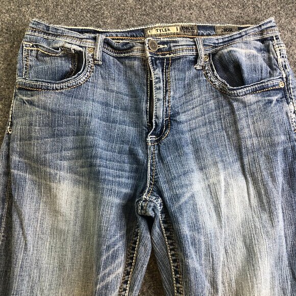 BKE Other - BKE Jeans Mens 34x30 Tyler Blue Denim Bootcut Leg Western Cowboy Rodeo